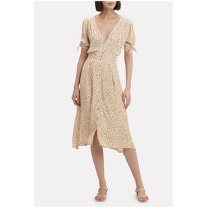 Faithfull The Brand Billie Floral Midi Dress In Dahlia Floral Print, Size 8